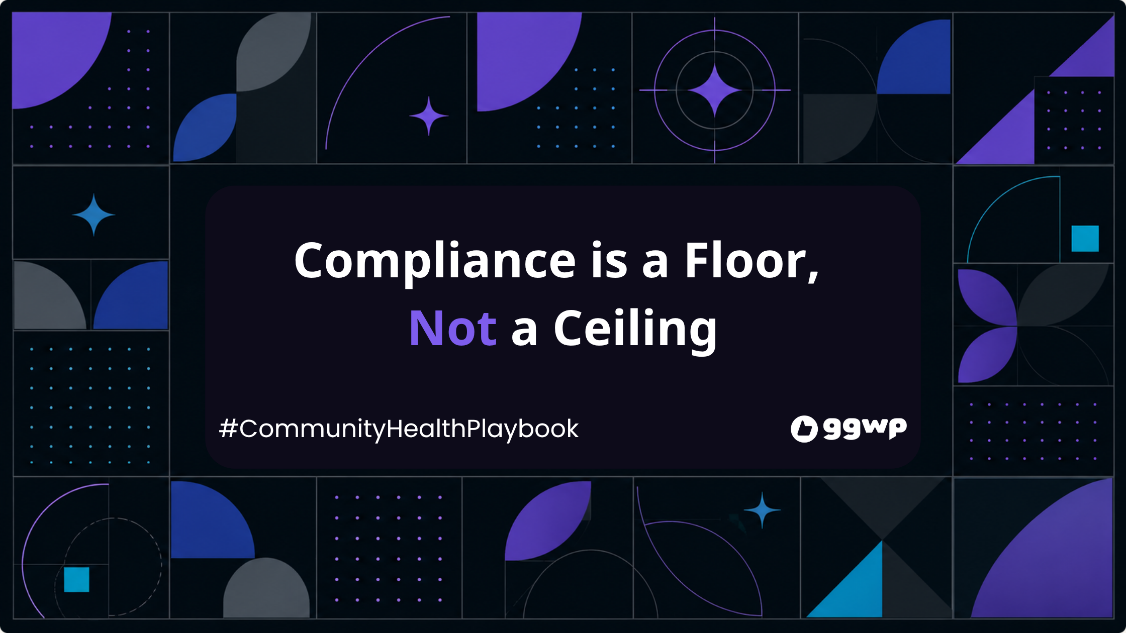 Compliance is a Floor, Not a Ceiling header